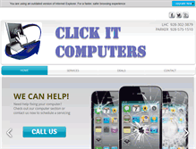 Tablet Screenshot of clickitrepair.com